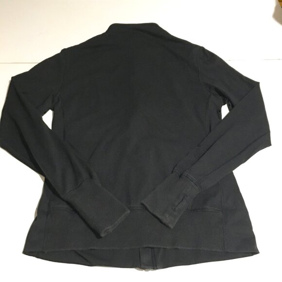 Nike Dri Fit Full Zip Jacket Womens Medium Black - Picture 8 of 10